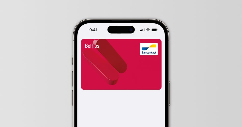 Apple Pay via Bancontact.